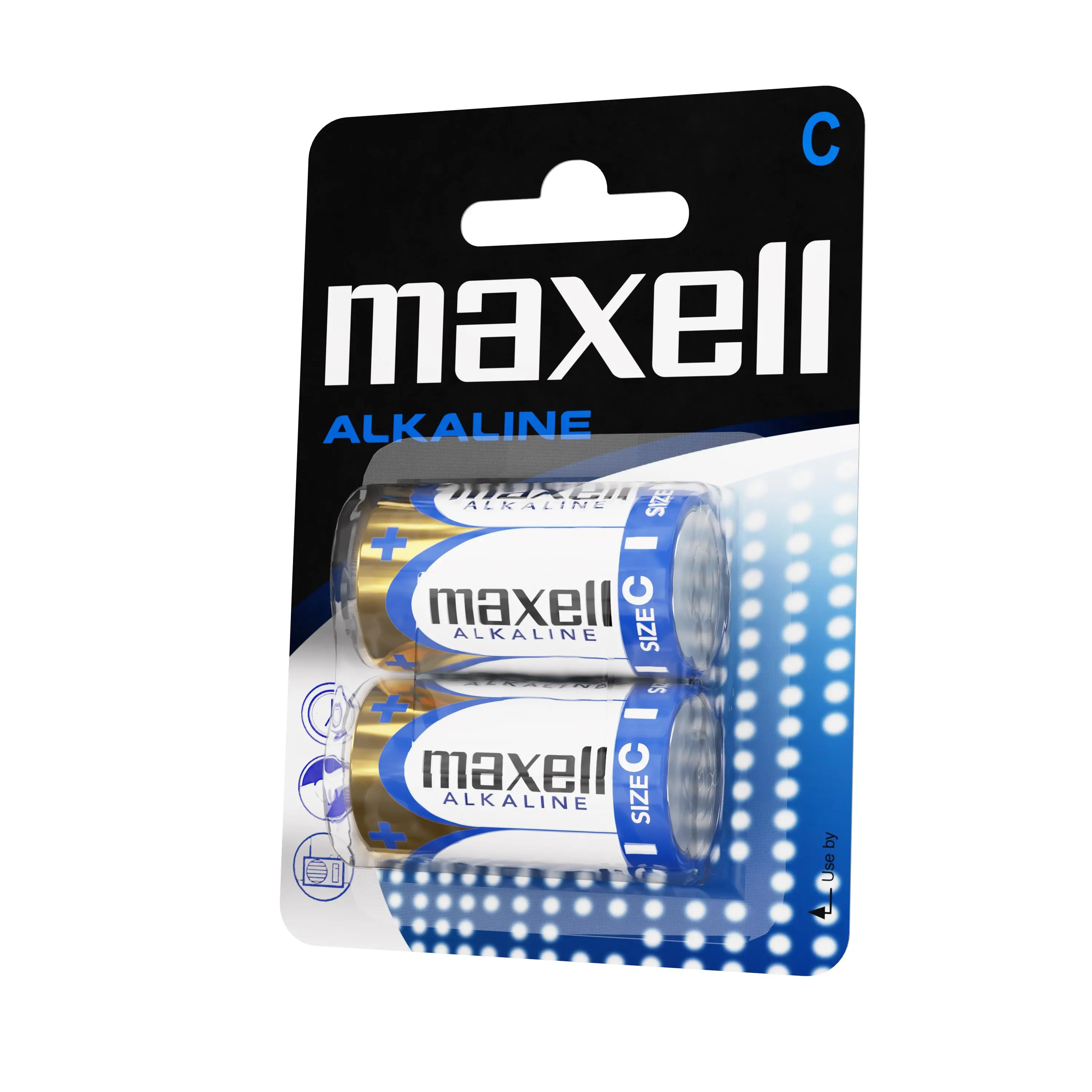 Алкална батерия MAXELL LR-14 /2 бр. в опаковка/ 1.5V - image 1