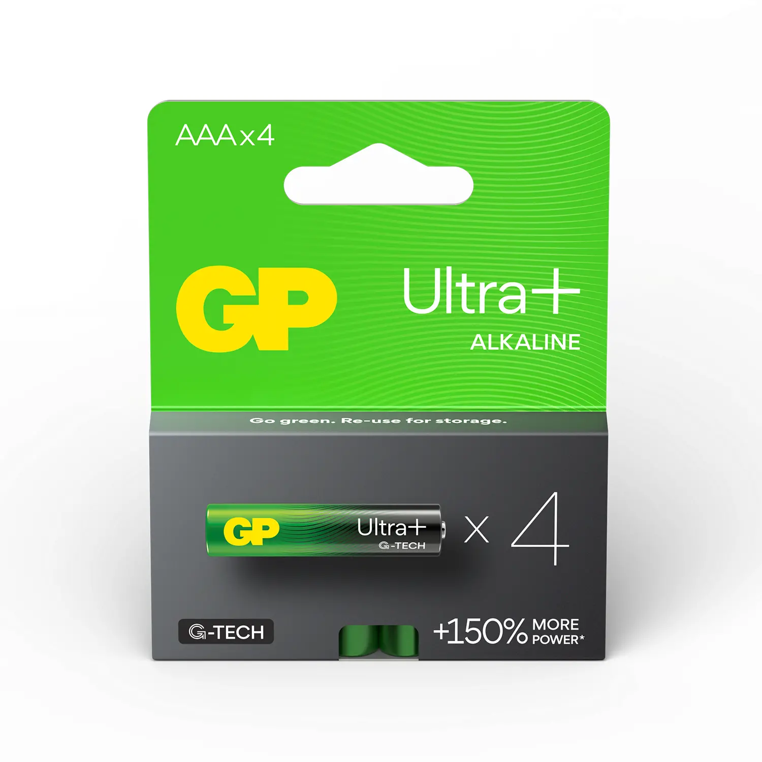 Αλκαλική μπαταρία GP ULTRA PLUS LR03 AAA /4 τεμ. στη συσκευασία/ blister 1.5V