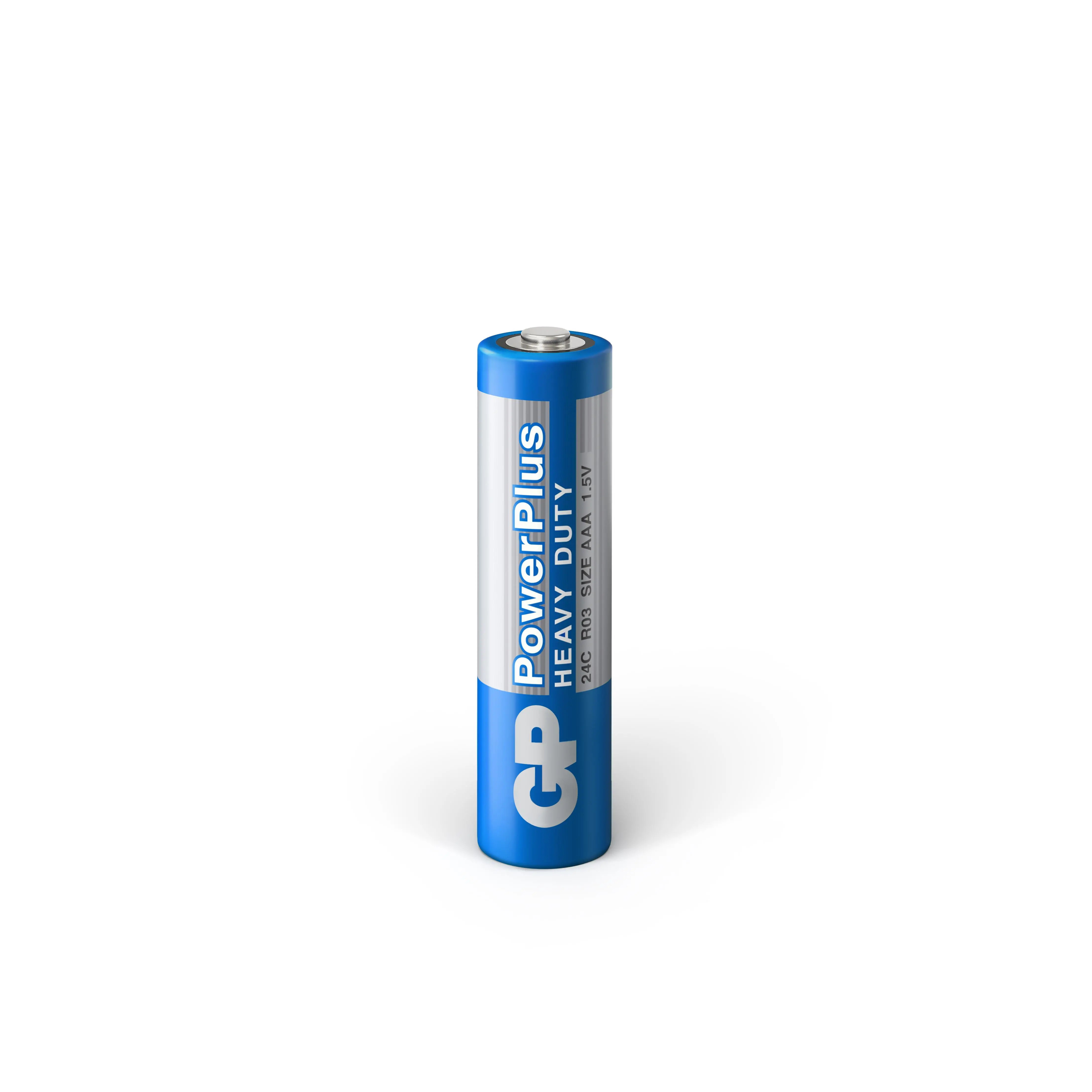 Цинк карбонова батерия GP POWERPLUS R03 AAA 4 бр. shrink 1.5V - image 1