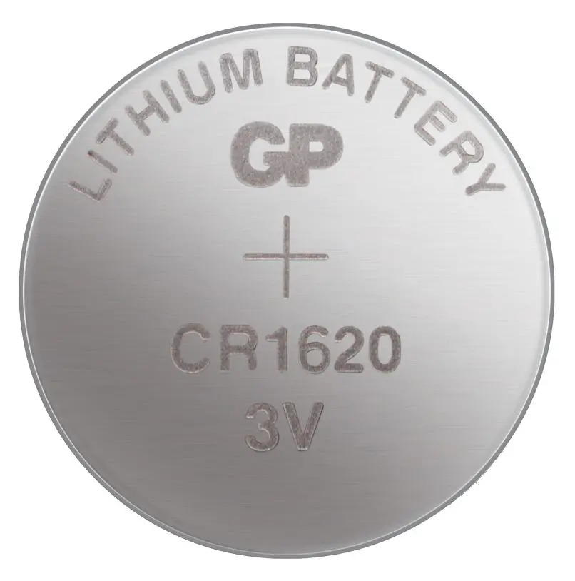 Литиева бутонна батерия GP CR1620 3V 5 бр. в блистер /цена за 1 бр. батерия/ GP - image 1