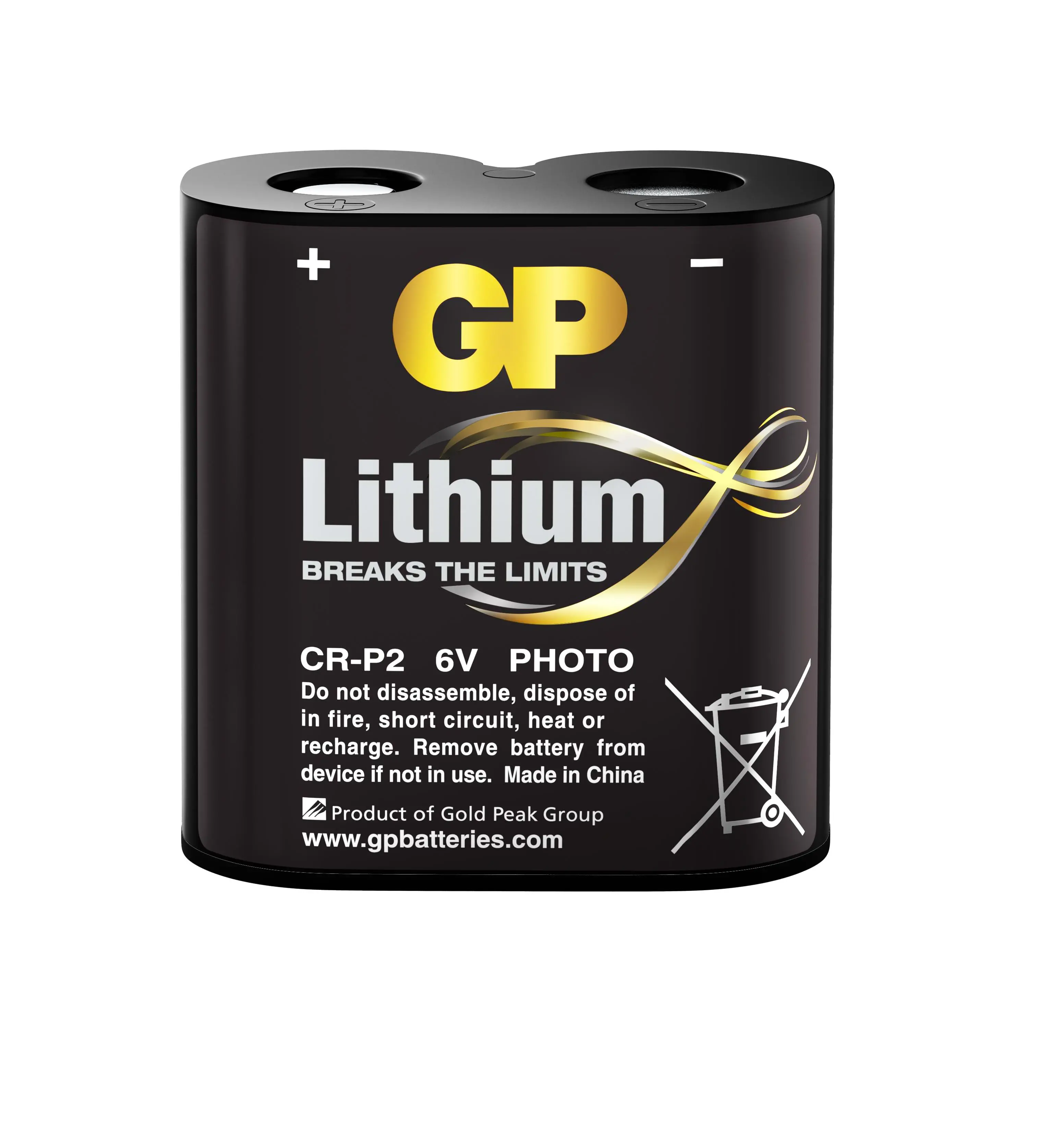 Фото литиева батерия GP CR-P2, 6V - image 1