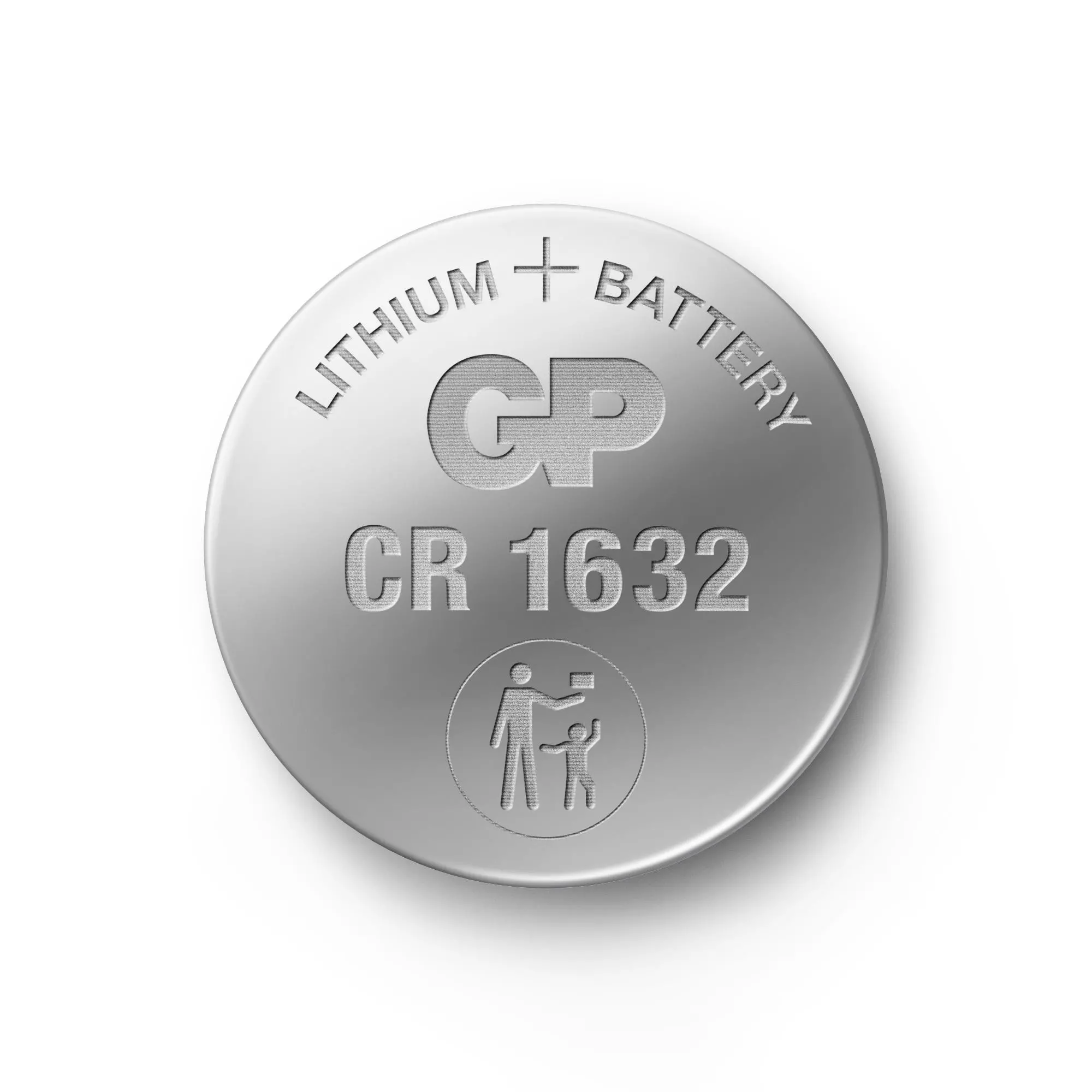 Батерия литиева CR1632 3V GP BATTERIES, 5 бр. блистер /цена за 1 бр. батерия/ - image 1