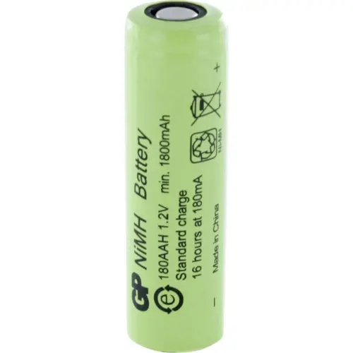 Επαναφορτιζόμενη μπαταρία R6 AA 180AAH-B 1800mAh NiMH 1 τεμ. χύμα Industrial GP - 1