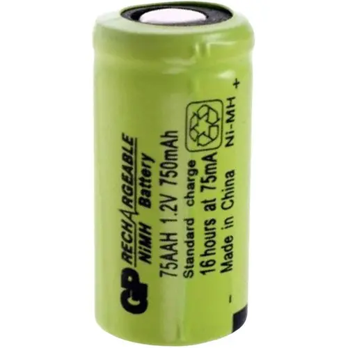 Επαναφορτιζόμενη μπαταρία NiMH 75AAH-B 2/3AA 1.2V 600mAh 1τεμ. GP BATTERIES - 1