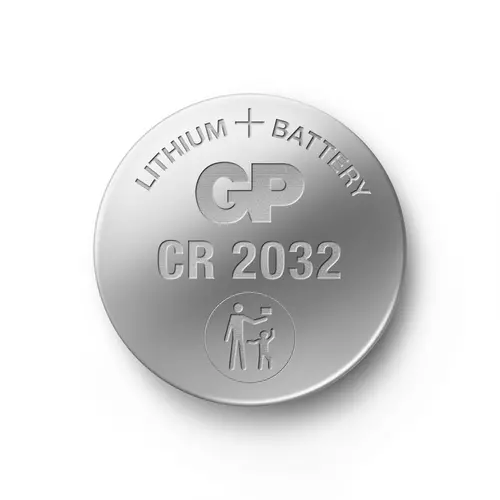 Бутонна батерия литиева GP CR2032 3V  2 бр. в блистер / цена за 1 бр. батерия/ GP - image 1