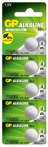 Baterie alcalină GP LR9 625A, 1.5V, pentru glucometre și telecomenzi, 5 buc. în blister, preț pentru 1 buc - 1