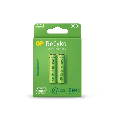 Baterie reîncărcabilă R6 AA 130AAHC-EB2 1300mAh NiMH 2 buc. în ambalaj GP - 1