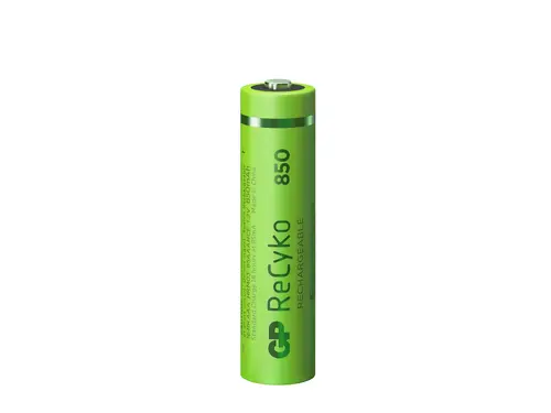 Акумулаторна Батерия GP R03 AAA 850mAh NiMH 85AAAHCE-EB2 RECYKO, 2 бр. в опаковка - image 3