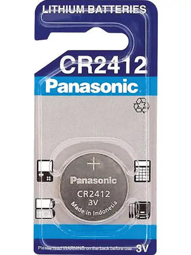 Бутонна батерия литиева CR2412  PANASONIC - image 1