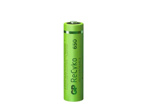 Акумулаторна Батерия GP R03 AAA 650mAh NiMH 65AAAHCE-EB2, 2 бр. в опаковка - image 2