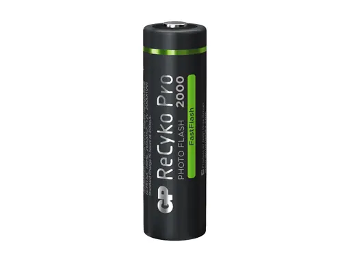 Акумулаторна Батерия GP R6 AA 2000mAh RECYKO + PRO Fast Flash GP-BR-210AAHCF-APCEB4 NiMH /до 500 цикъла/ 4 бр. в опаковка GP - image 3