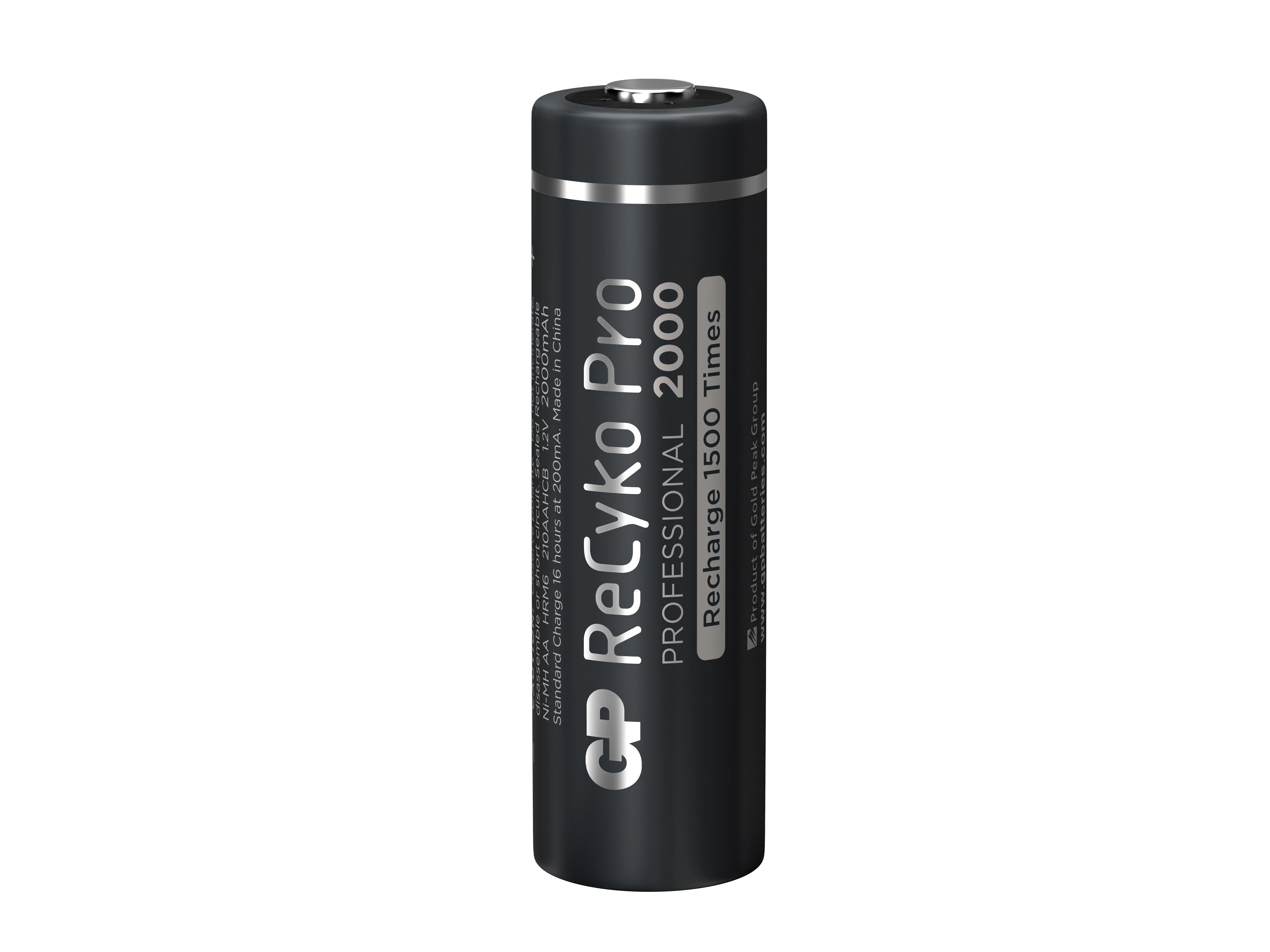 Акумулаторна Батерия GP R6 AA 2000mAh RECYKO + PRO 210AAHCB-EB2 NiMH /до 1500 цикъла/  2 бр. в опаковка GP - image 3