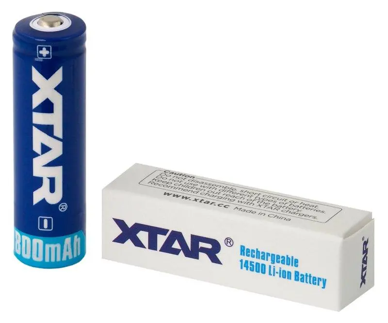 Акумулаторна батерия LiIon  AA R6  3,7V 800mAh  XTAR - image 1
