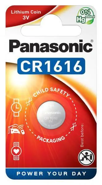 Μπαταρία λιθίου κουμπί PANASONIC CR-1616, 3V