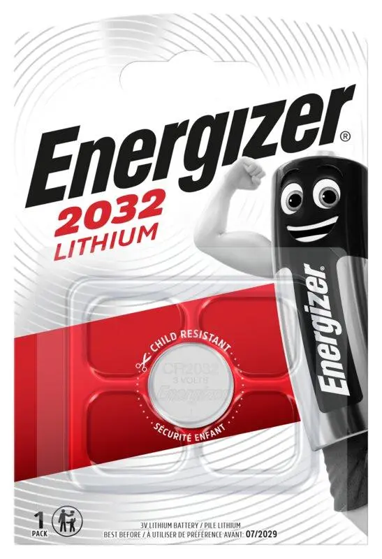 Μπαταρία κουμπί λιθίου ENERGIZER CR2032. 3V, 1pk blister