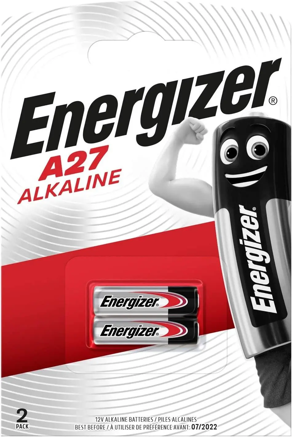 Αλκαλική μπαταρία ENERGIZER 12 V 2 τεμ. σε συσκευασία για συναγερμούς А27 LR27 /τιμή για 2 μπαταρίες