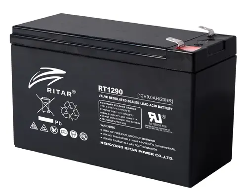 Baterie cu plumb RITAR, (RT1290) AGM, 12V, 9Ah, 151/ 65/ 94 mm, Terminal2 Baterie cu plumb RITAR, (RT1290) AGM, 12V, 9Ah, 151/ 65/ 94 mm, Terminal2