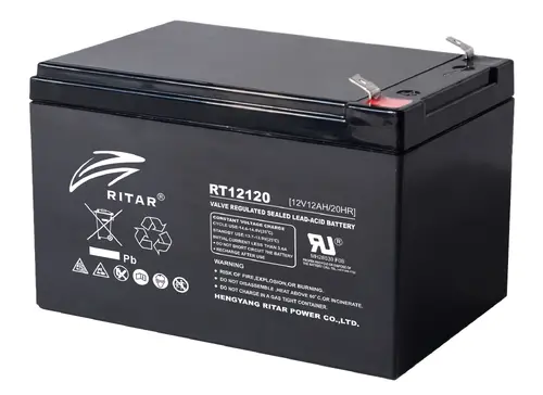 Μπαταρία μολύβδου RITAR, (RT12120) AGM, 12V, 12 Ah, 151/ 98/ 95 mm, Ακροδέκτης2 - 1