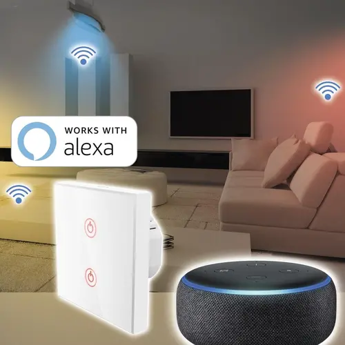 HAMA Wi-Fi смарт ключ за стена, Amazon Alexa, 176551 - image 4