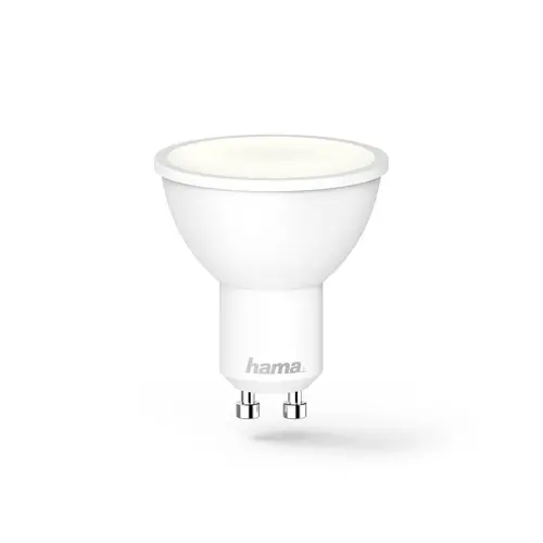 LED крушка HAMA, Wi-fi, 5.5W, 2700 - 6500 K, Димираща, RGB, GU 10, bulb - image 1