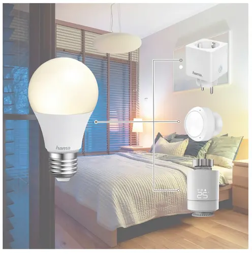 Смарт крушка Hama WLAN, Димираща, E27, 10W, Бяла - image 11