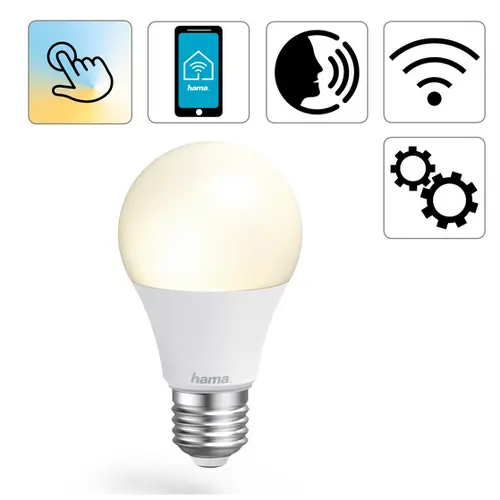 Смарт крушка Hama WLAN, Димираща, E27, 10W, Бяла - image 7