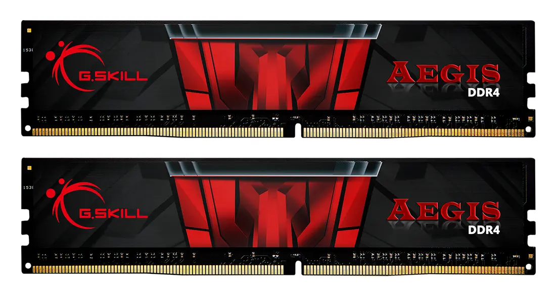 Памет G.SKILL Aegis 16GB(2x8GB) DDR4 3200MHz F4-3200C16D-16GIS