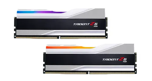 Μνήμη G.SKILL Trident Z5 Silver RGB 32GB(2x16GB) DDR5 6000MHz F5-6000J3636F16GX2-TZ5RS - 1