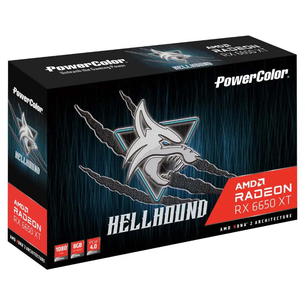 Видеокарта PowerColor HellHound OC Radeon RX 6650 XT 8GB GDDR6 - image 4
