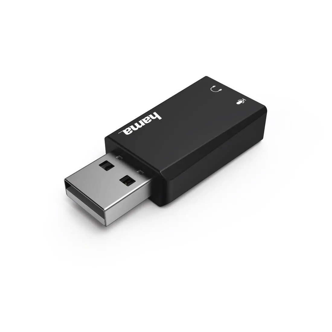 Звукова карта HAMA 2.0 Stereo, USB 2.0, Черен - image 1