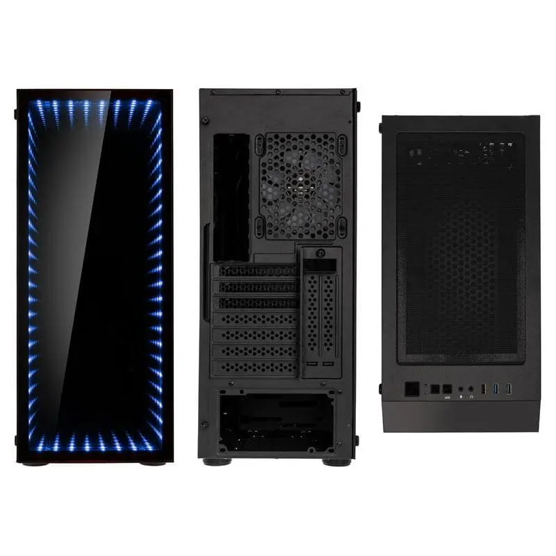 Кутия Kolink Void Rift RGB TG Midi-Tower Black Window ATX - image 3