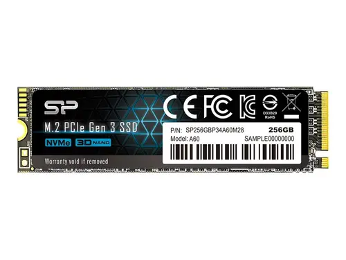 SSD Silicon Power A60 M.2-2280 PCIe Gen 3x4 NVMe 256GB - image 1