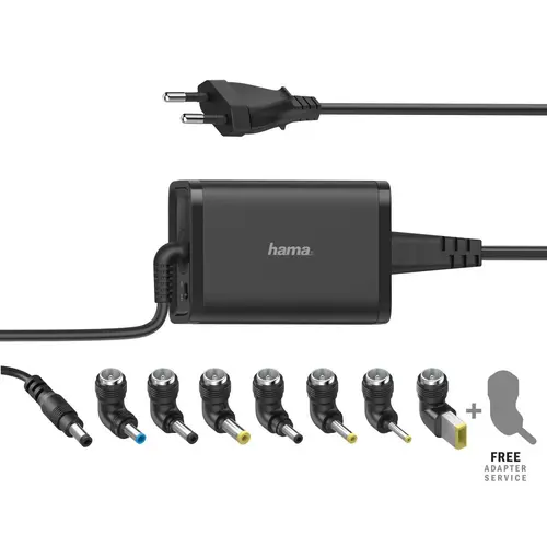 Universal τροφοδοτικό laptop HAMA, Ρεύματος, έξοδος 15/19V, 65W, 200002 - 1