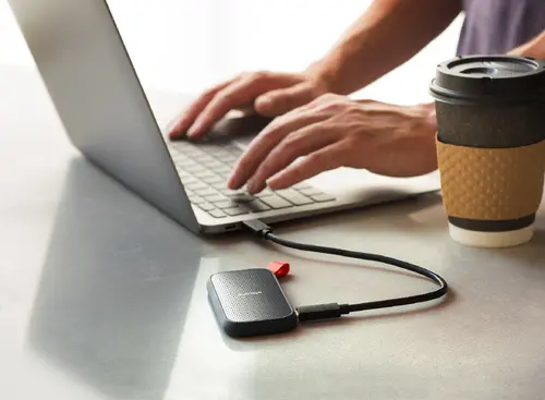 Външен SSD SanDisk Extreme , 500GB, USB 3.1 Gen2 Type-C, Черен - image 3