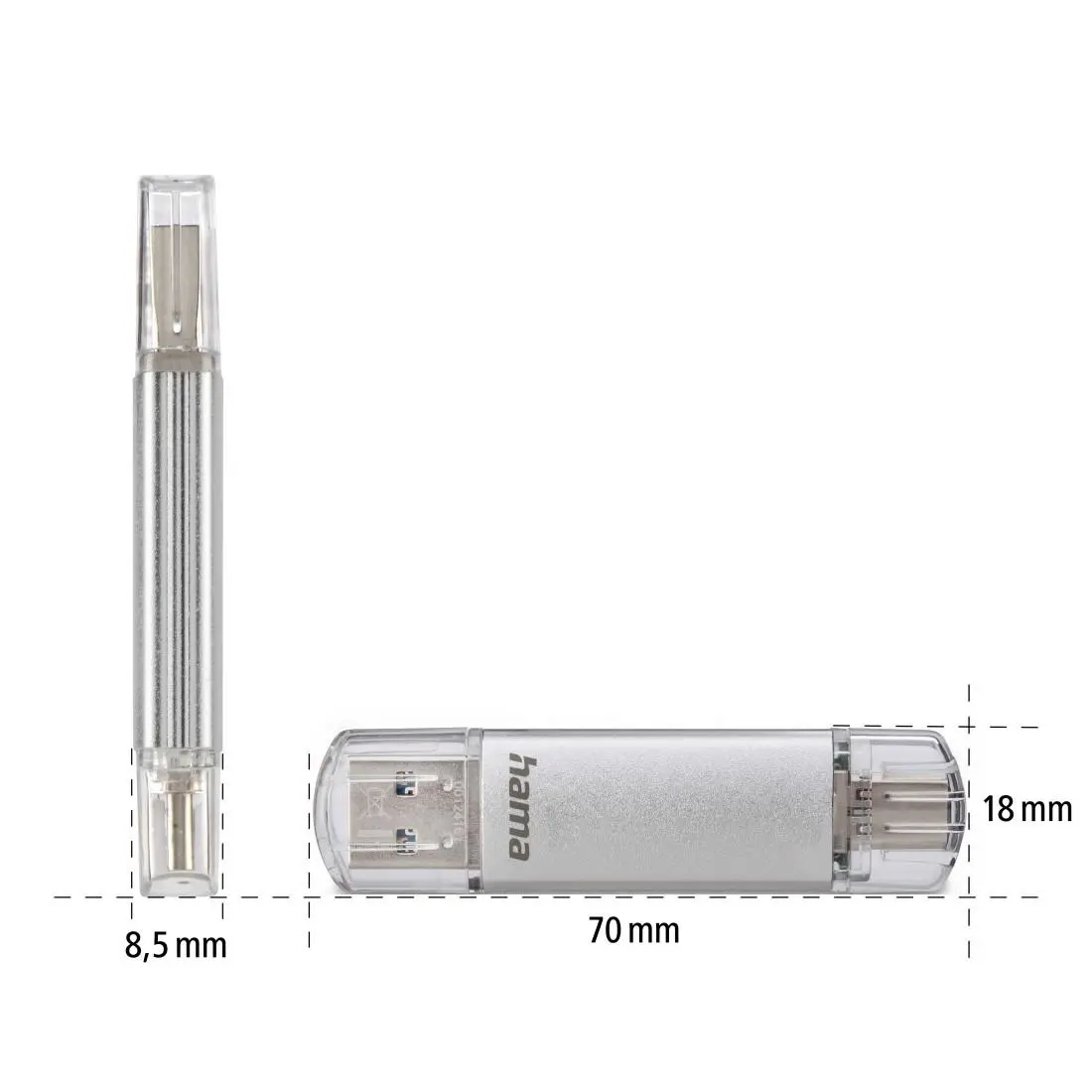 Флаш памет "C-Laeta", USB-C USB 3.1/3.0, 128 GB, HAMA-181073 - image 10