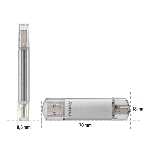 Флаш памет "C-Laeta", USB-C USB 3.1/3.0, 128 GB, HAMA-181073 - image 10