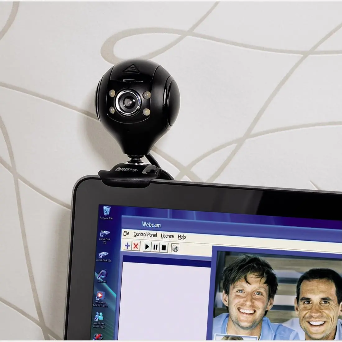 Cameră web HAMA Spy Protect, HD, 53950 - image 3
