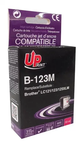 Cartuș de cerneală UPRINT LC121/123/127 BROTHER, Magenta - 1