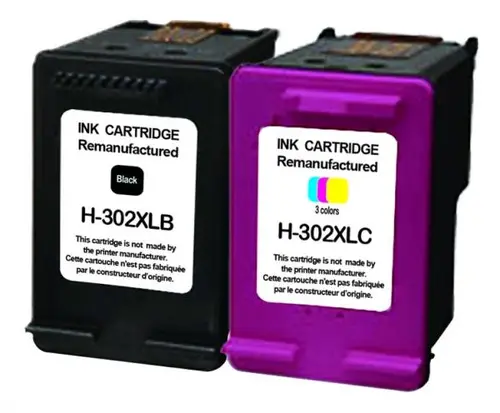 Мастилница UPRINT комплект HP 302XL BK+CL,F6U68AE+F6U67AE, DJ 1110 AiO/2130 AiO/3630 AiO/4650 AiO - image 1