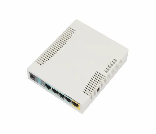 Безжичен Access Point MikroTik RB951Ui-2HnD, 2.4Ghz AP, 5x10/100 Ethernet, USB, 600MHz CPU, 128MB RAM