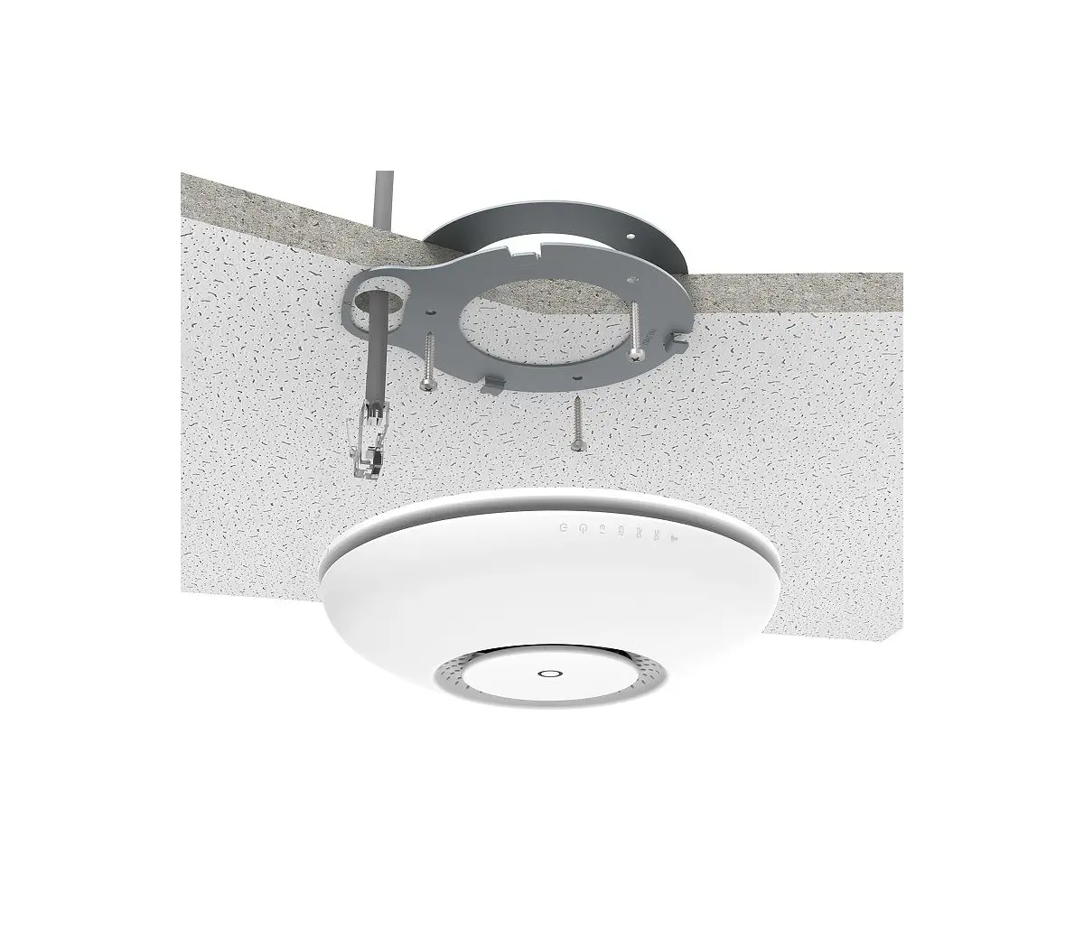 Access Point wireless MikroTik RbcAPGi-5acD2nD, pentru tavan, 128MB RAM, 2 x Gbit LAN, 2.4Ghz 802.11b/g/n, 5GHz 802.11an/ac, RouterOS - image 1