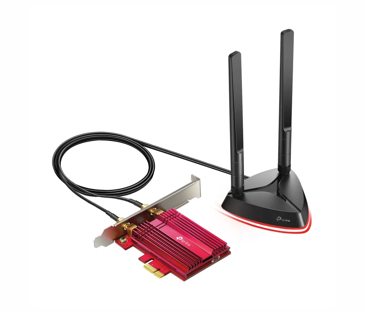 Adaptor wireless TP-LINK Archer TX3000, AX3000 Wi-Fi 6, PCI-EX, Bluetooth 5.0, două antene externe - image 1