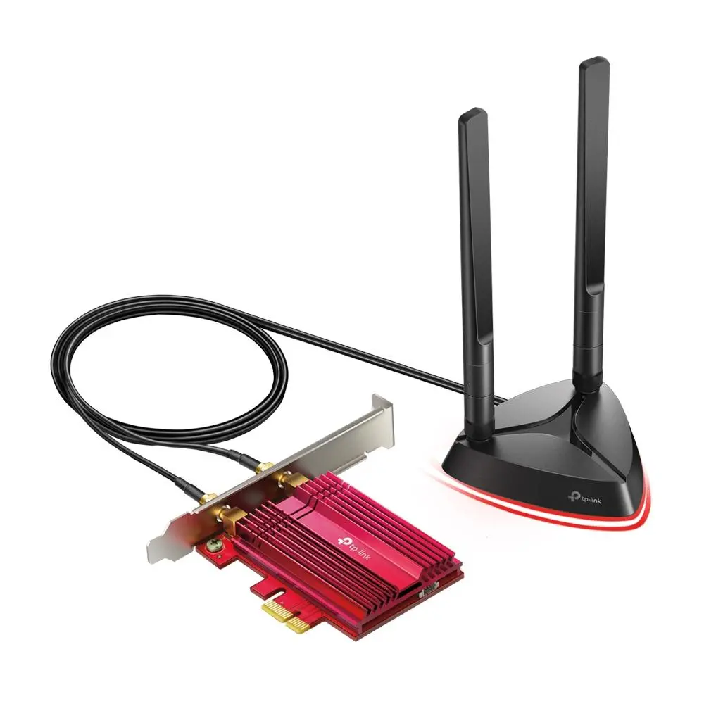 Безжичен адаптер TP-LINK Archer TX3000, AX3000 Wi-Fi 6, PCI-EX, Bluetooth 5.0, две външни антени - image 1