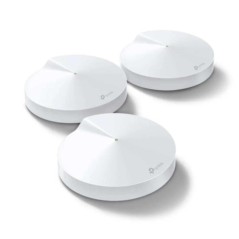 Router wireless TP-Link Deco M5, AC1300, 2.4/5 GHz, 400 - 867 Mbps, Gigabit, (3-pack)