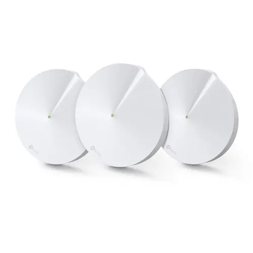 Безжичен рутер TP-Link Deco M5, AC1300, 2.4/5 GHz, 400 - 867 Mbps, Gigabit, (3-pack) - image 1