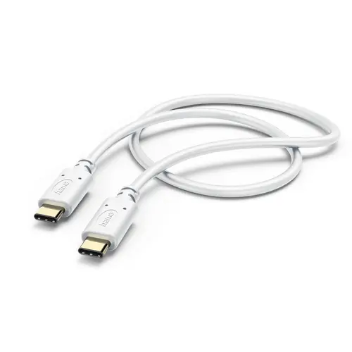 Кабел за зареждане, USB-C - USB-C,1.5м, позл.конектори - image 1
