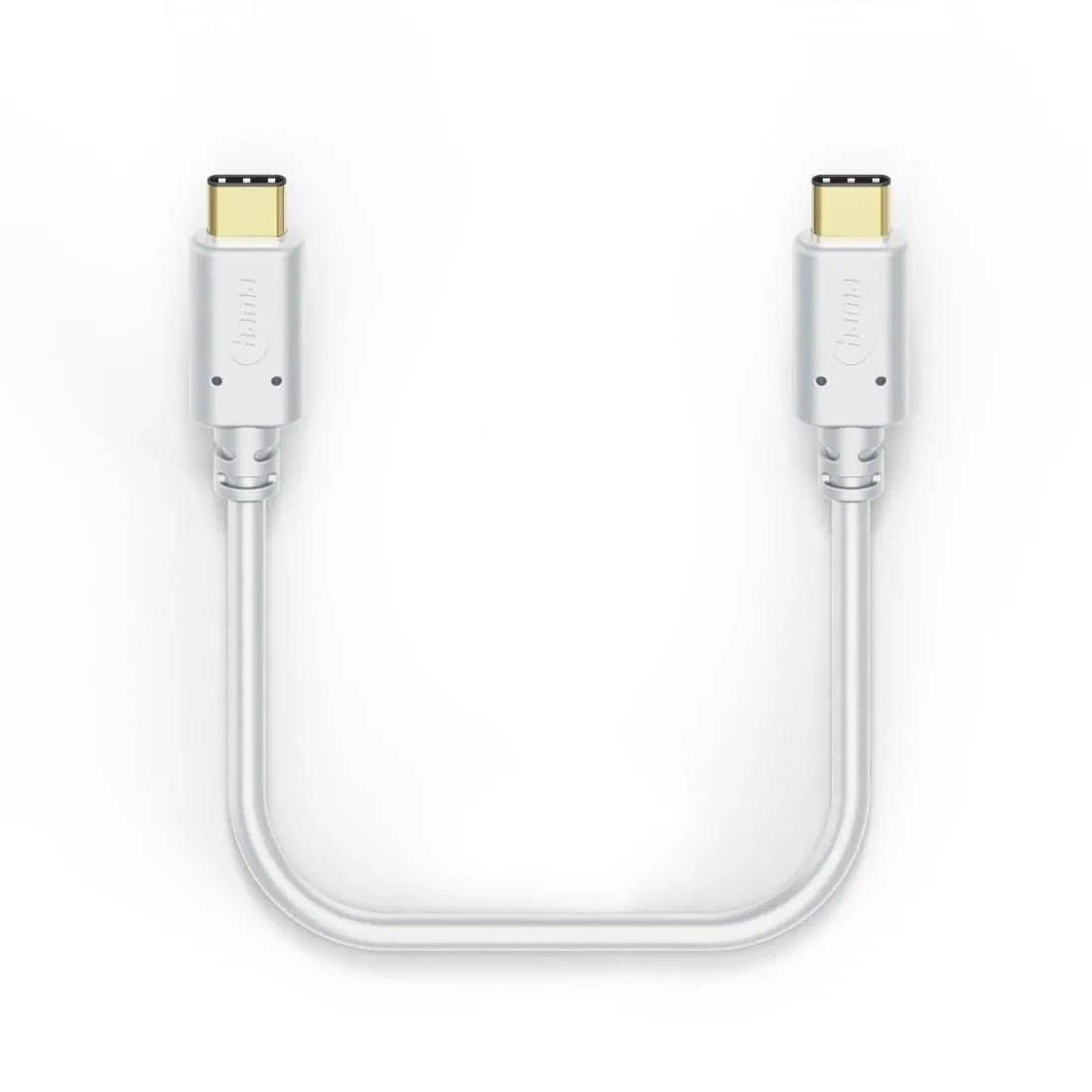 Кабел за зареждане, USB-C - USB-C,1.5м, позл.конектори - image 2