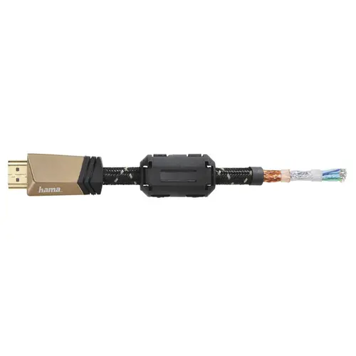 Кабел HAMA Premium, HDMI мъжко - HDMI мъжко, 1.5 м, Ферит, Позлатени конектори - image 2