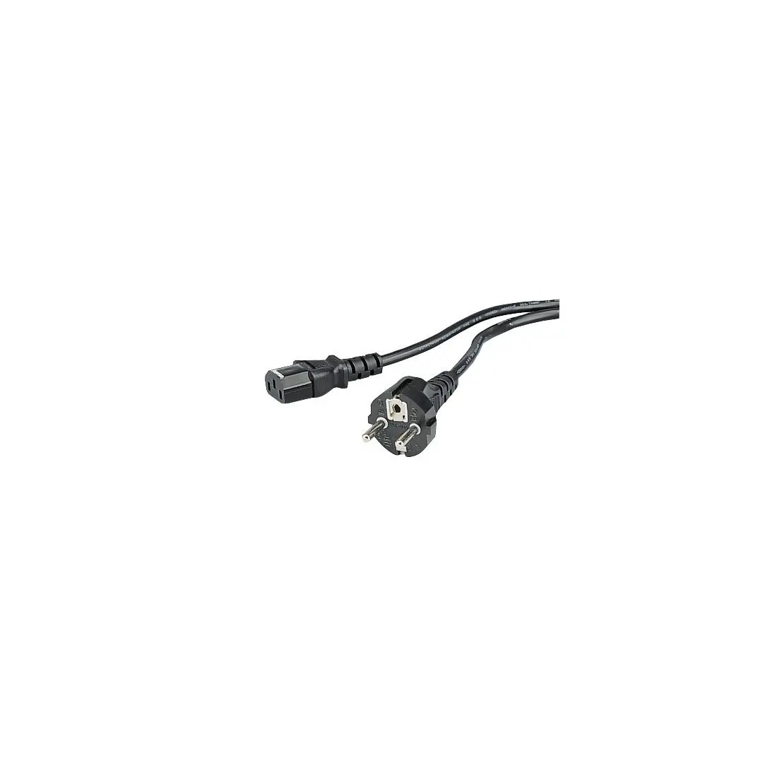 Cablu de alimentare pentru calculator HAMA, Schuko, 3pin mamă, 1.5 m, Negru, Bulk