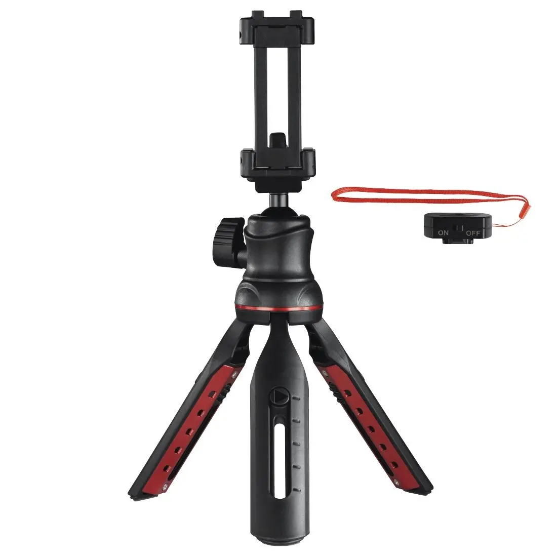 Мини статив/трипод HAMA Solid II 21B, Bluetooth дистанционно - BRS2, 18 -21 cm
